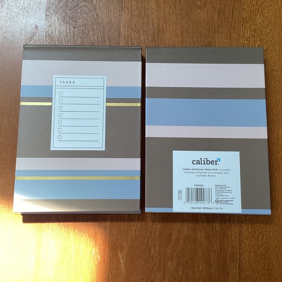 Caliber Hardcover Memo Pad 100 sheets New  5”x7” - Picture 4 of 6